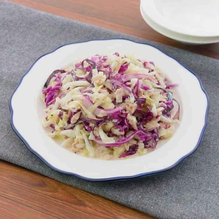 キャベツの2色コールスロー