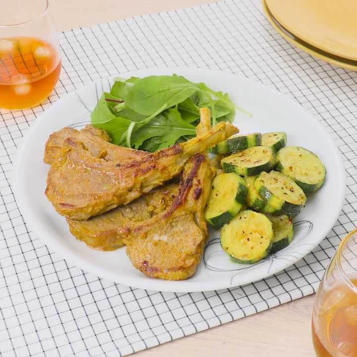 ラムチョップのタンドリー風