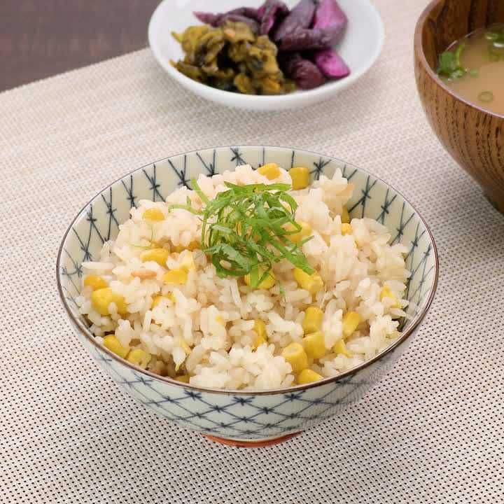 とうもろこしのひげ入り炊き込みご飯