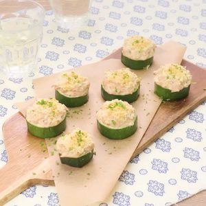 「ズッキーニのツナマヨ焼き」のレシピ動画