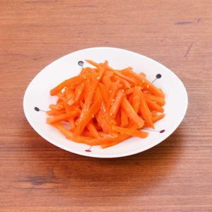 「にんじんのしょうが醤油和え」のレシピ動画