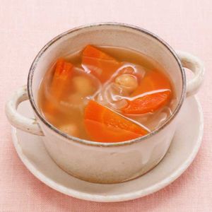 「ひよこ豆と野菜のスープ」のレシピ動画