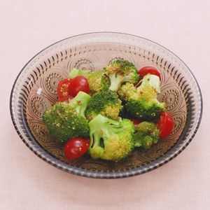 「ブロッコリーとミニトマトのマスタード和え」のレシピ動画