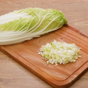 「白菜のみじん切り」のレシピ動画