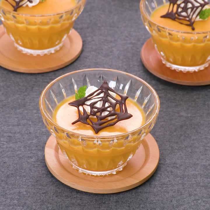スパイダーかぼちゃプリン