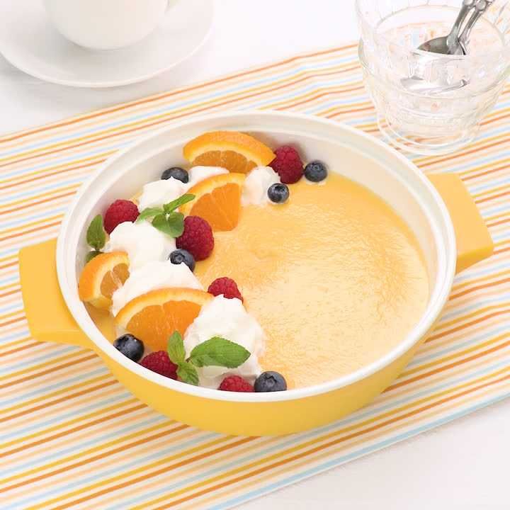 レンジでビッグプリン