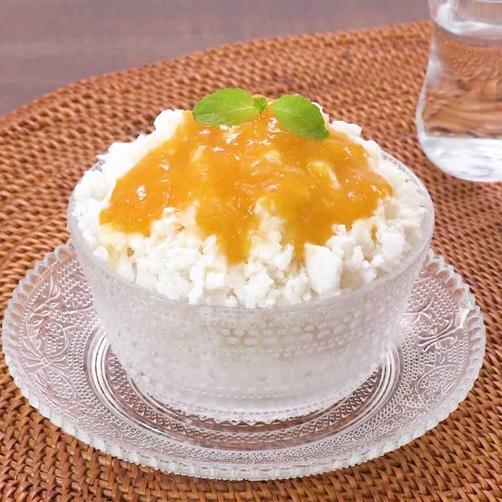 ココナッツミルクのかき氷