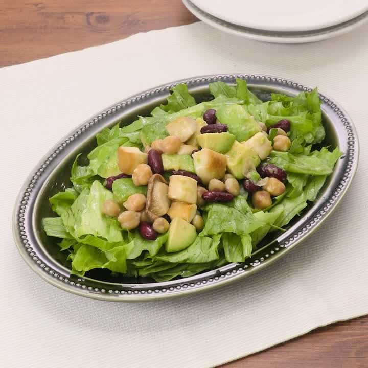 アボカドとエリンギのサラダ