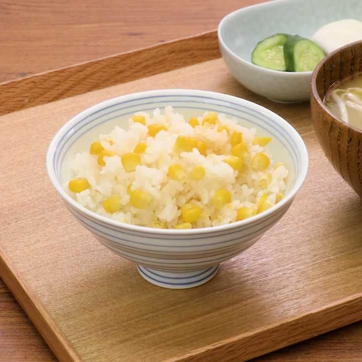 とうもろこしと塩麹の炊き込みご飯