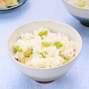 「枝豆としょうがの炊き込みごはん」のレシピ動画