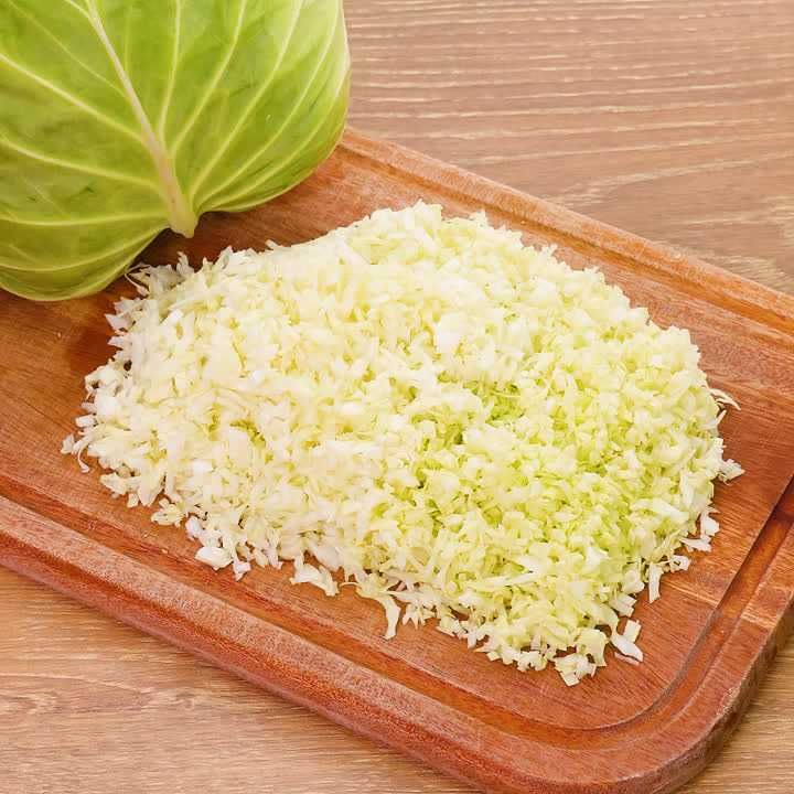 キャベツのみじん切り