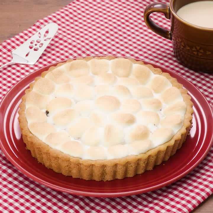 マシュマロブラウニータルト