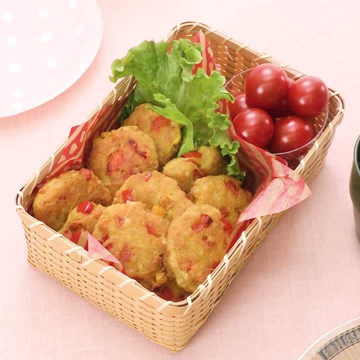 コーンとパプリカのカレーナゲット