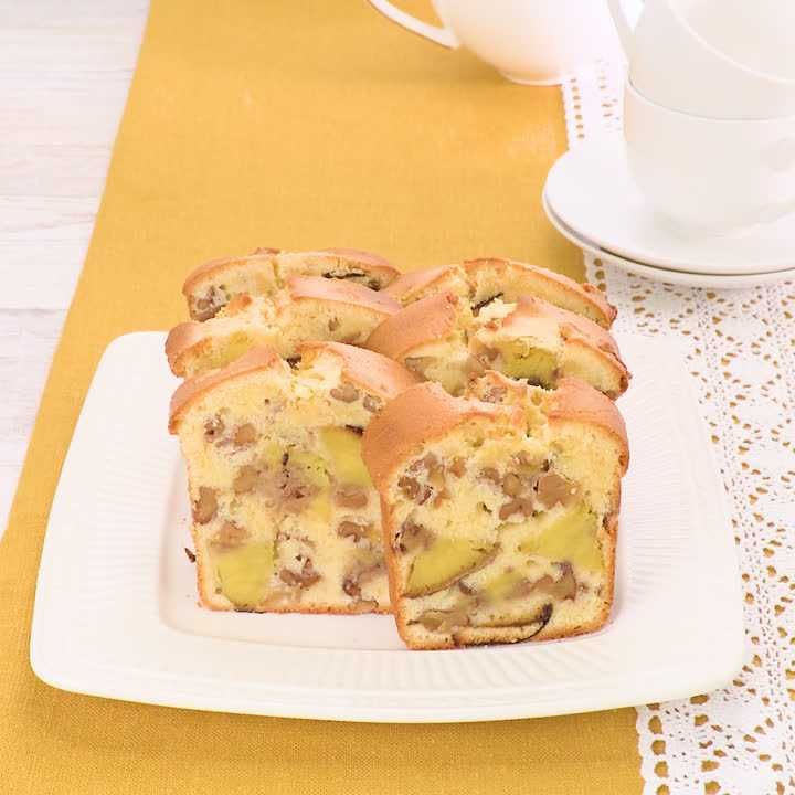ごろっとホクホク 焼き芋とチーズのパウンドケーキのレシピ動画 作り方 Delish Kitchen