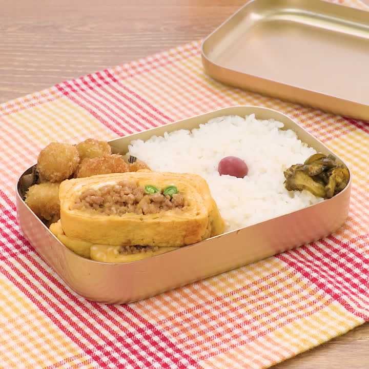 鶏そぼろの厚焼き卵