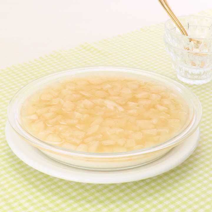 梨とハニーヨーグルトのゼリー