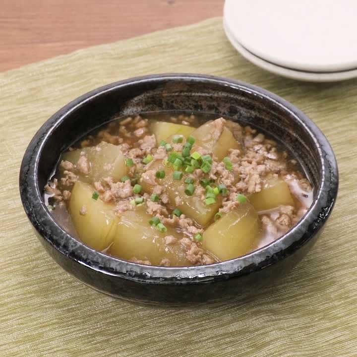 冬瓜と豚ひき肉のとろとろ煮