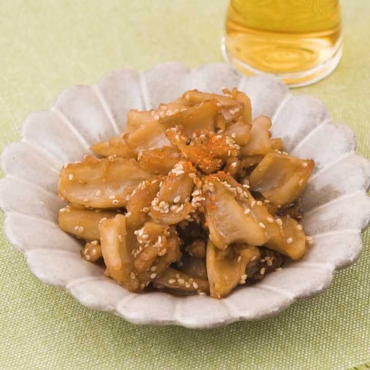 たたきれんこんのきんぴら
