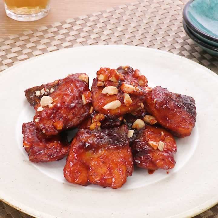 鮭のヤンニョム風