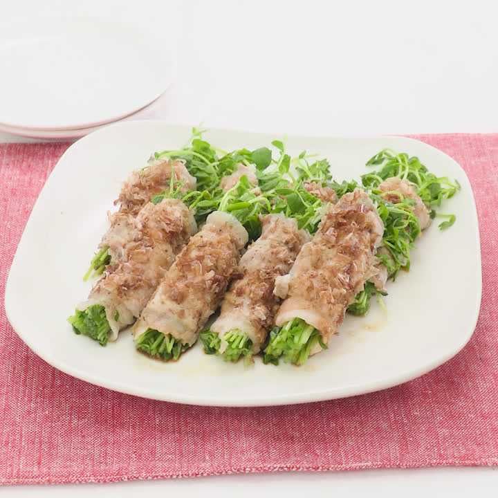 栄養もバッチリ 豆苗の豚しゃぶ巻きのレシピ動画 作り方 Delish Kitchen 栄養もバッチリ 豆苗の豚しゃぶ巻きのレシピ動画 作り方 Delish Kitchen