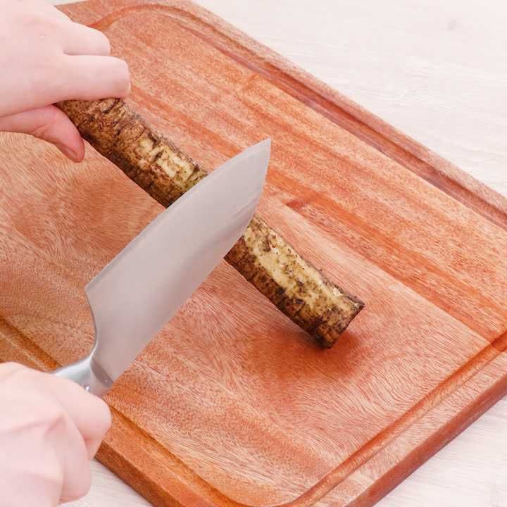 ごぼうの皮のむき方