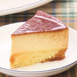 2層のプリンケーキ