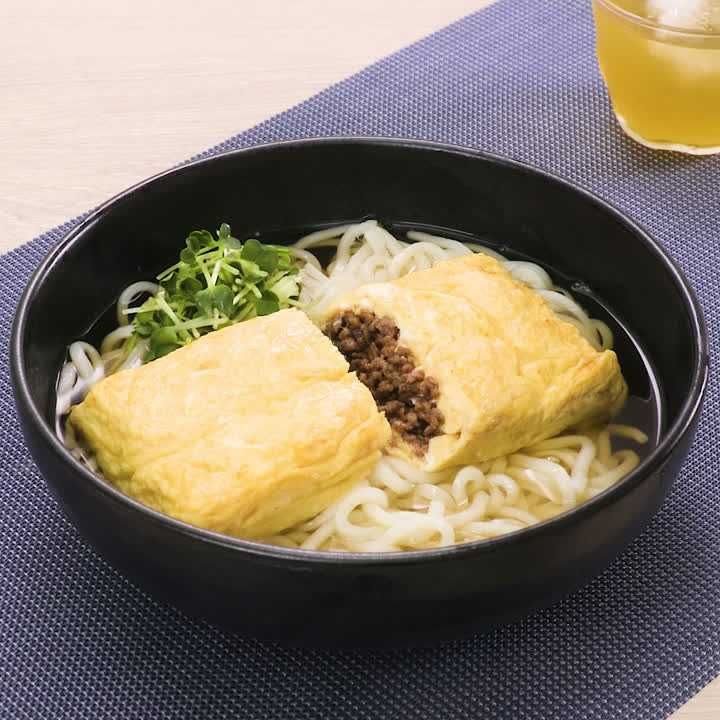 牛そぼろのだし玉うどん