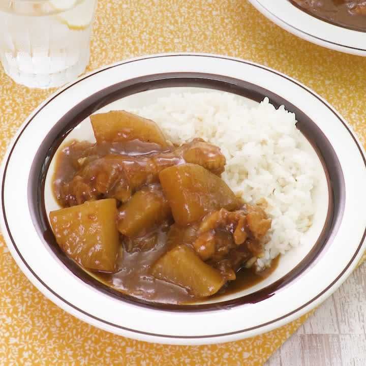 大根の手羽元チキンカレー