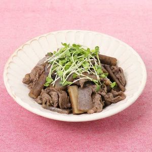 「牛肉とごぼうの炒め煮」のレシピ動画