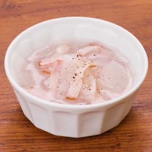 「ベーコンと大根のスープ」のレシピ動画