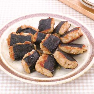 「豚れんこんの磯辺焼き」のレシピ動画