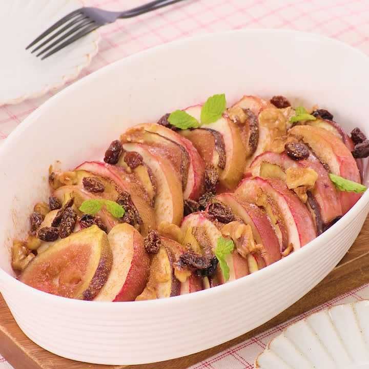 焼きイチジクりんご