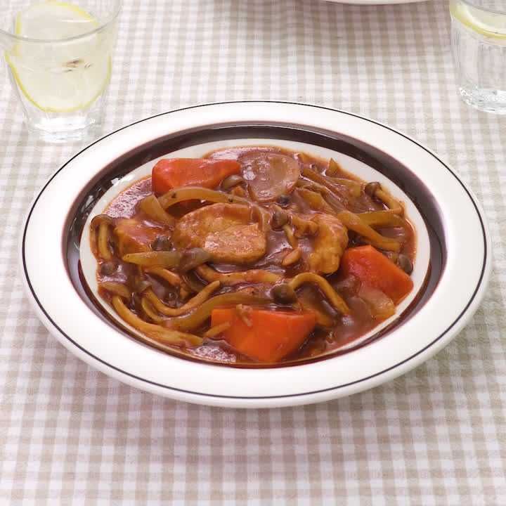 豚ヒレ肉のデミグラス煮