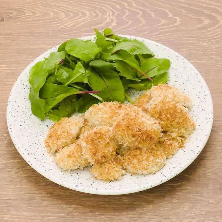 鶏肉のマヨパン粉焼き