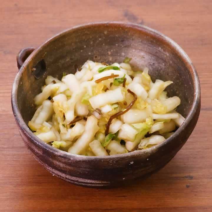 白菜のゆず浅漬け