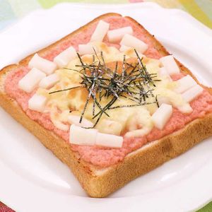 「明太もっちーずトースト」のレシピ動画