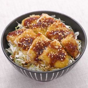 「トースターでささみのカツ丼」のレシピ動画