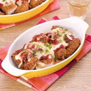 「とろーりチーズのフライドチキン」のレシピ動画