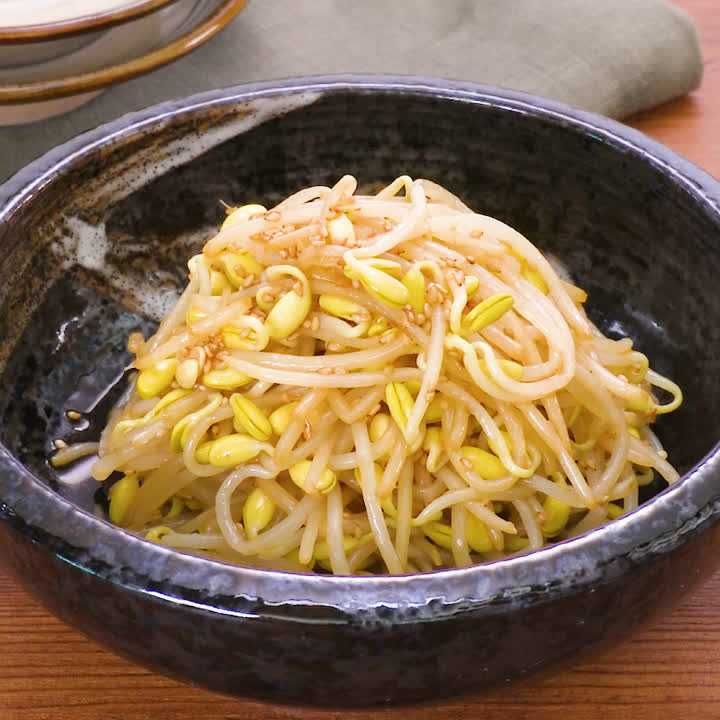 【豆もやしの人気レシピ】レンジで簡単調理も!シャキッと絶品35選