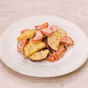 「にんじんとさつまいものハニーマスタード和え」のレシピ動画