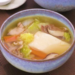 「豚と白菜の中華風雑煮」のレシピ動画