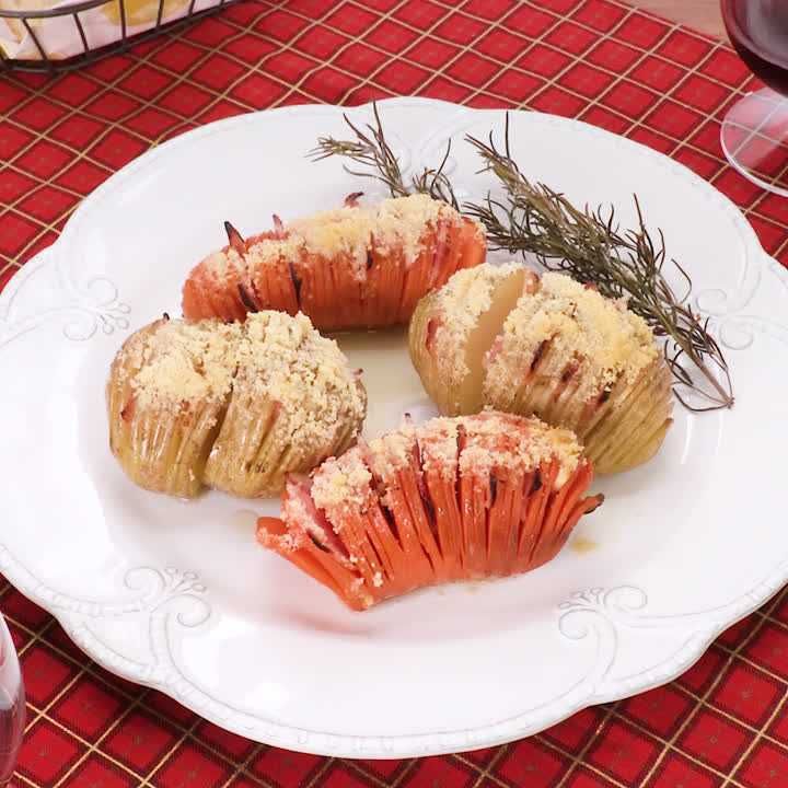 ローズマリーが香る ハッセルバックグリルのレシピ動画 作り方 Delish Kitchen