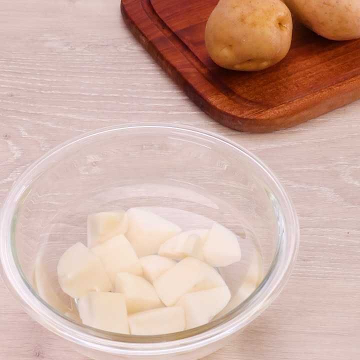 じゃがいもの水のさらし方