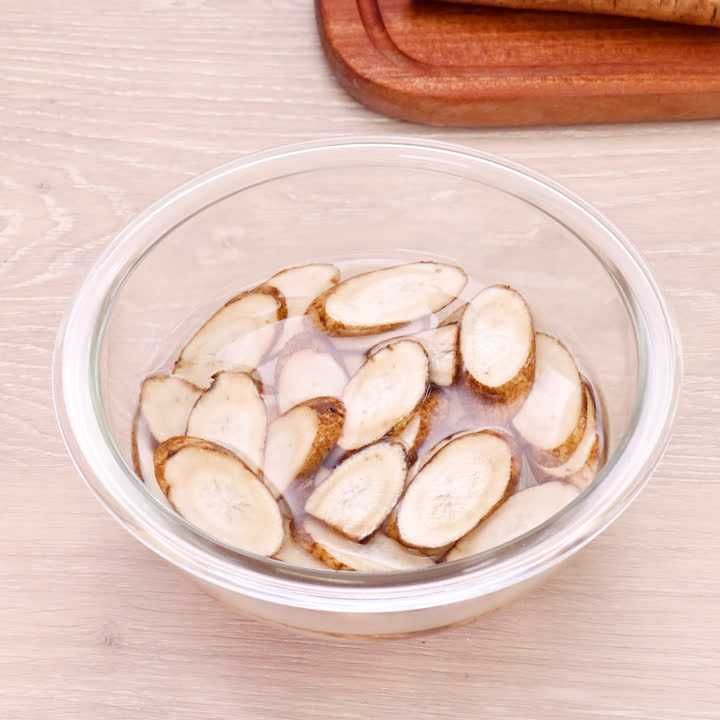 ごぼうのアク抜き