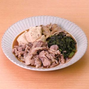 「豚こま肉豆腐」のレシピ動画