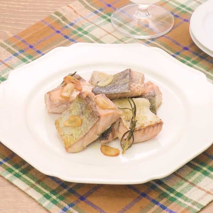 鮭のマリネ焼き