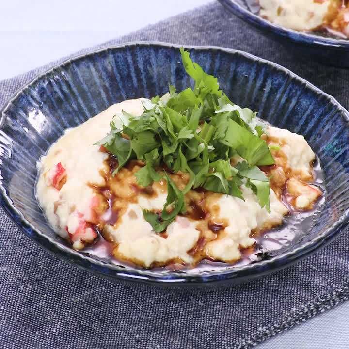 ふんわりかに蒸し豆腐