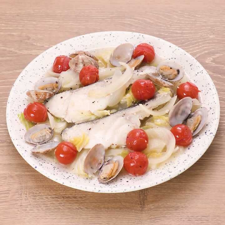 たらと白菜のアクアパッツァ