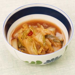 「白菜のピリ辛とろみ煮」のレシピ動画