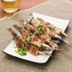 「ししゃもの肉巻き」のレシピ動画